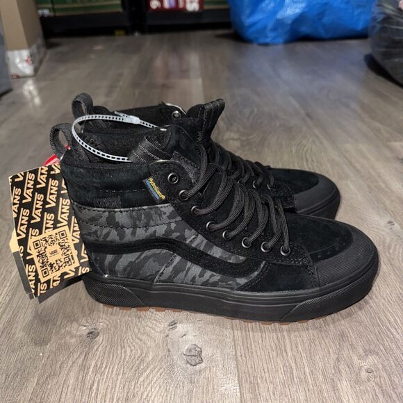Vans Sk8 Hi MTE-2 HydroGuard 360 Camo Black Women Shoes Size 8 - Picture 1 of 6